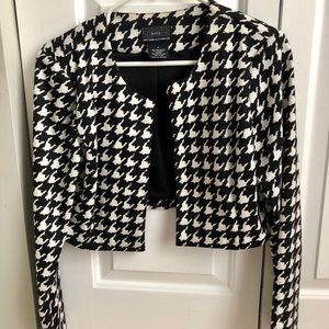 Checkered Mini Blazer